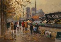 Edouard Cortes - Les Bouquinistes de Notre-Dame